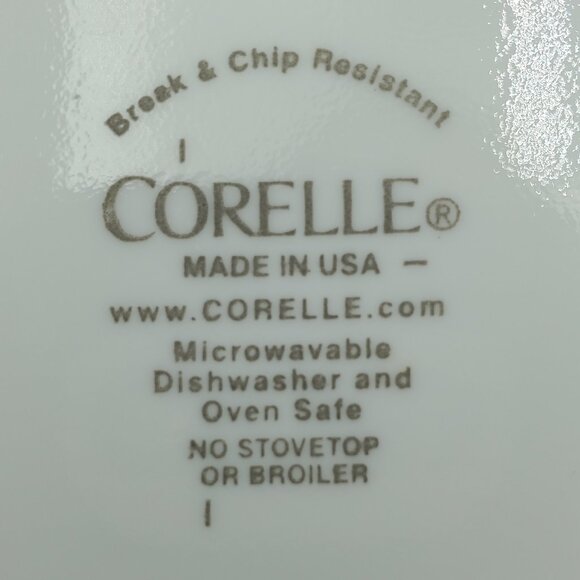 Corelle White Rim Soup Bowls Corning Shallow Soup Cereal Individual Pasta Bowls - Picture 6 of 6